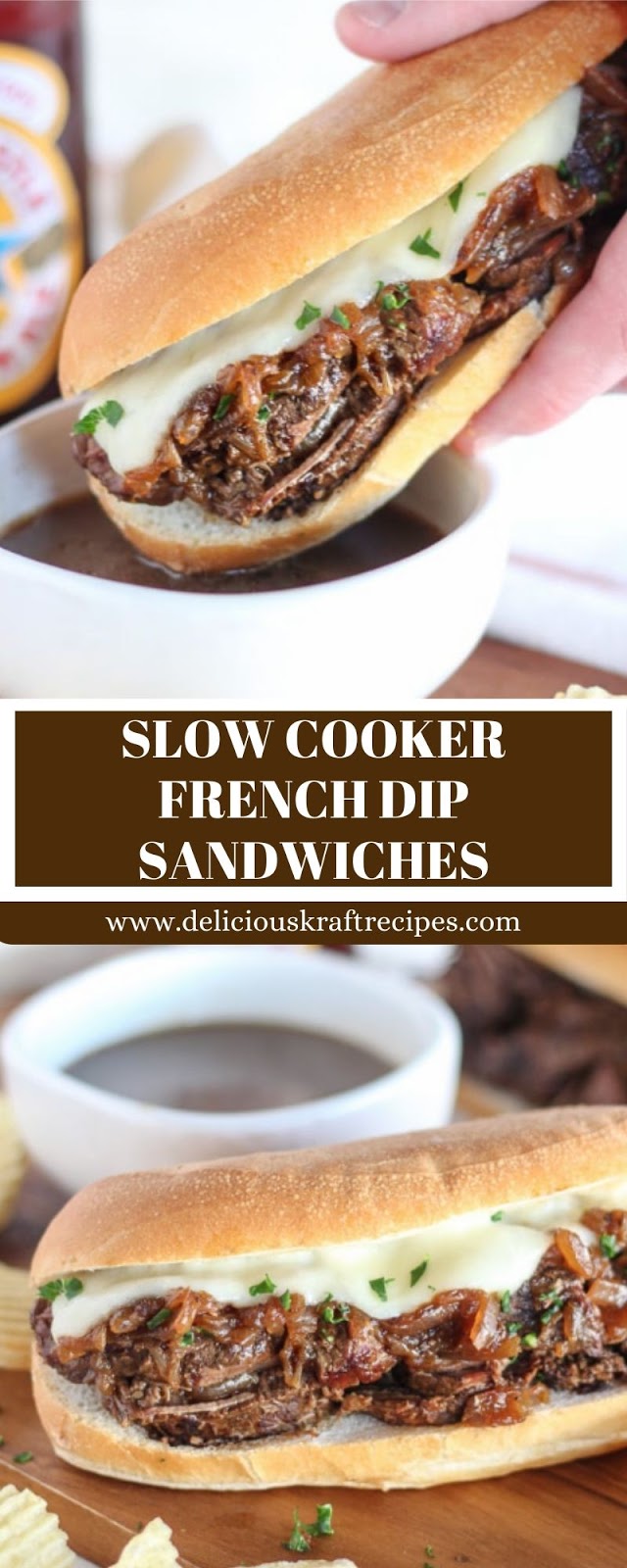 SLOW COOKER FRENCH DIP SANDWICHES SLOW COOKER FRENCH DIP SANDWICHES
