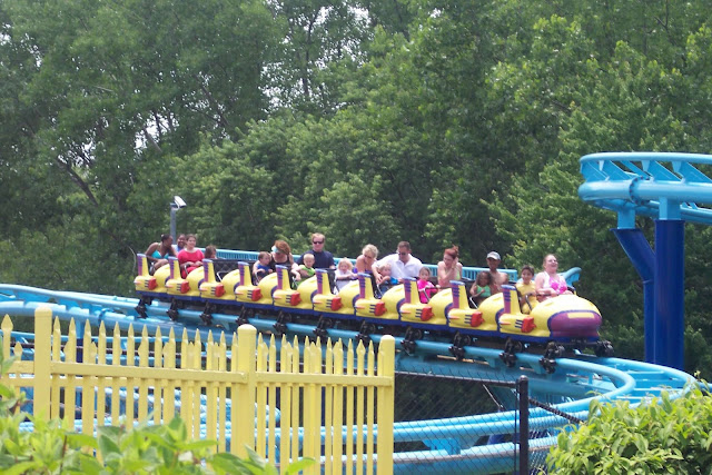 Vapor Trail Roller Coaster Sesame Place Amusement Park