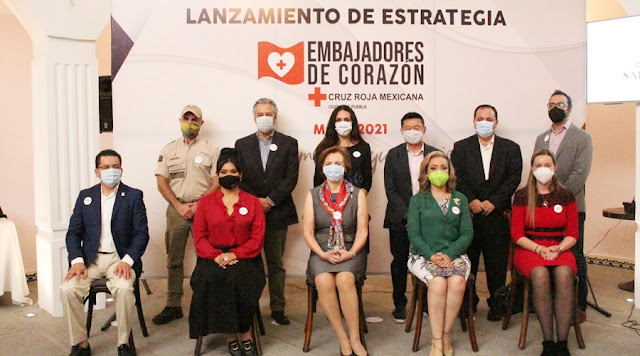Con Embajadores de Corazón Cruz Roja Ciudad de Puebla busca continuar extendiendo su ayuda humanitaria
