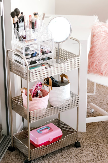 Organizing 101: 6 Ways to Style a 3-Tier Cart | Snyder Family Co. Blog