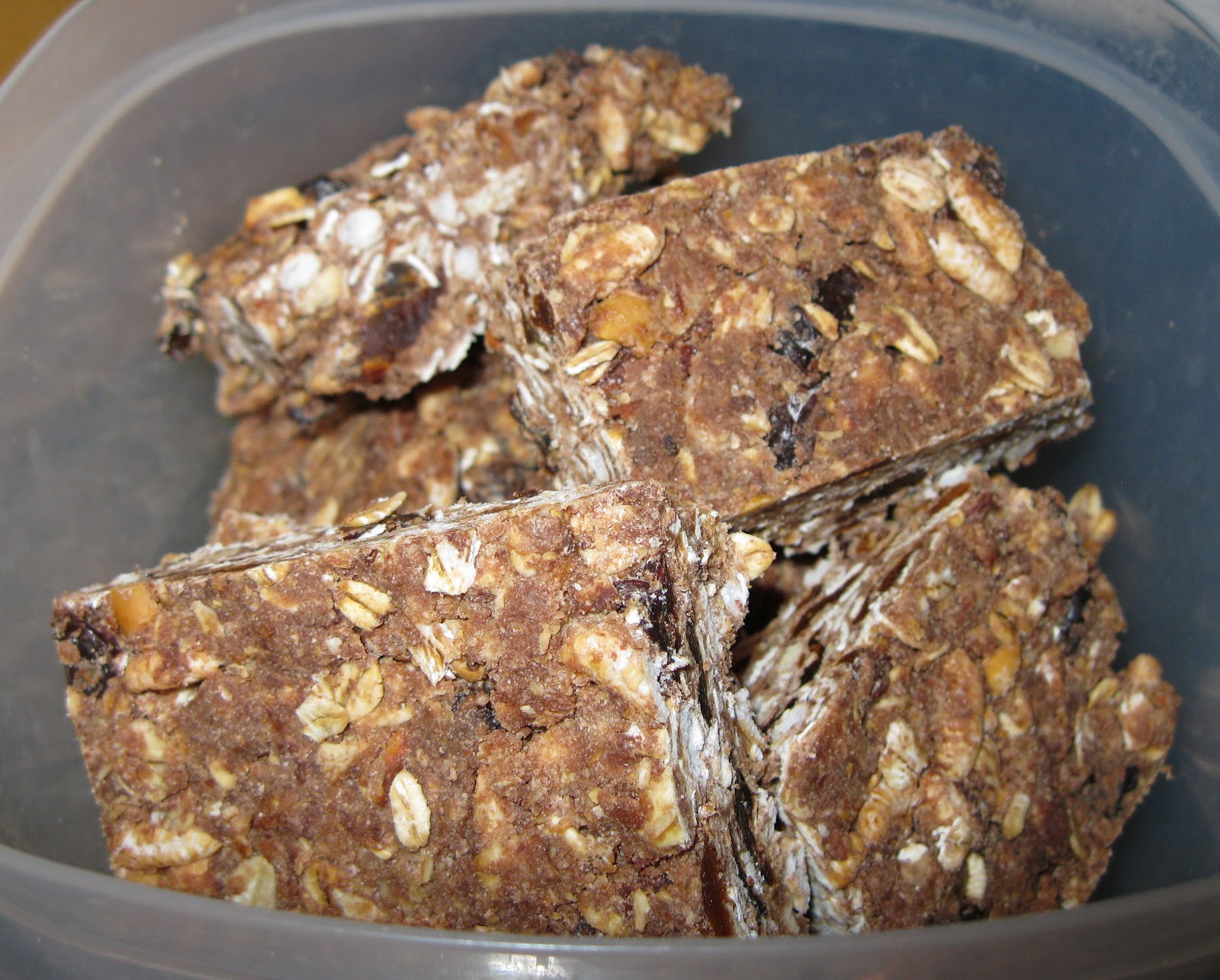 Ready in 5 (weeks) Homemade Energy Bars