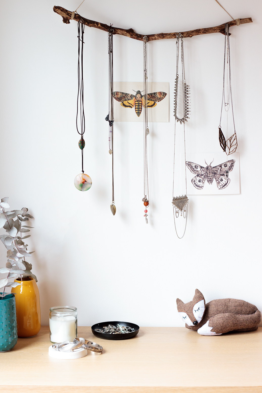 Necklaces display diy Necklaces display diy