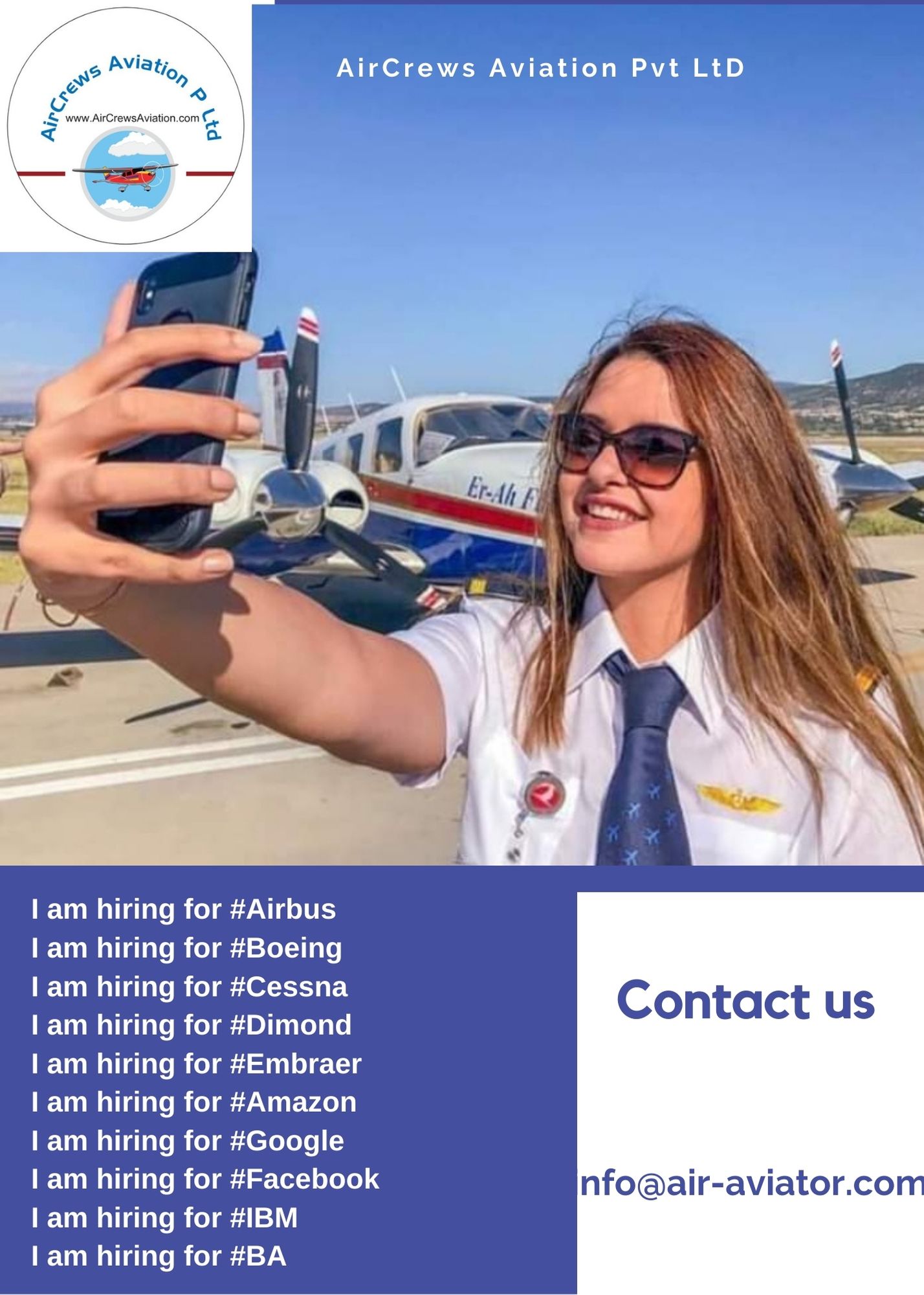 Internship Career at AirCrews Aviation Pvt Ltd