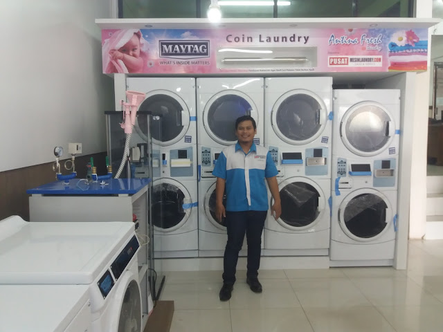harga mesin cuci koin laundry