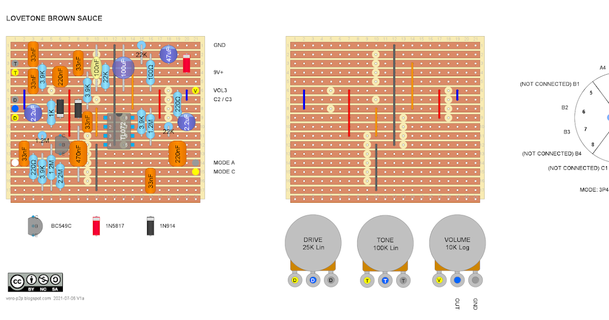Guitar Effects Vero Point to Point Tag Board Layouts LOVETONE