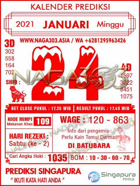 PREDIKSI singapura