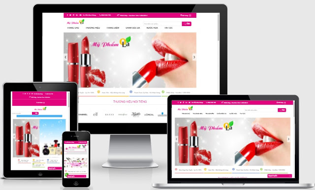Theme blogspot đẹp bán mỹ phẩm chuẩn SEO Theme blogspot đẹp bán mỹ phẩm chuẩn SEO