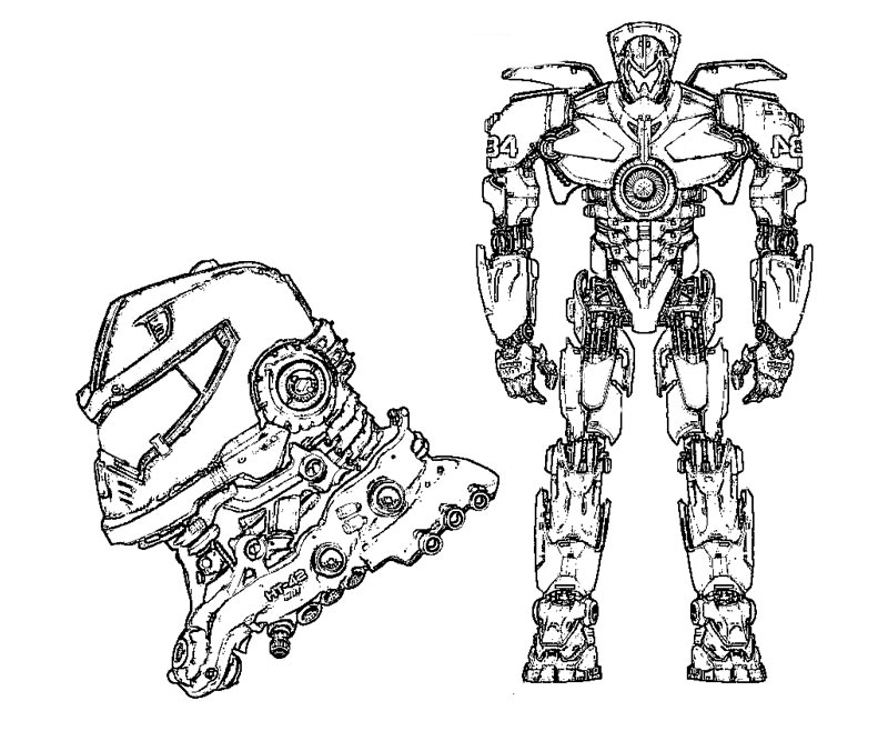 kaiju pacific rim coloring pages - photo #21