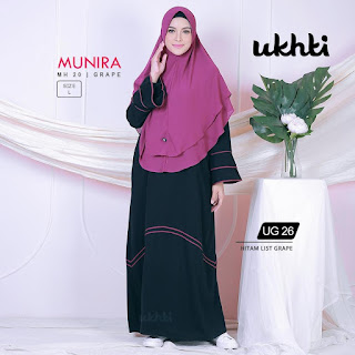 Koleksi Gamis Muslimah syar'i Terbaru Ukhti UG 26