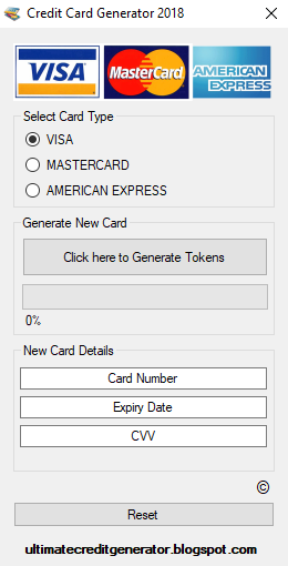 Credit Card Generator V2 Credit Card Generator V2