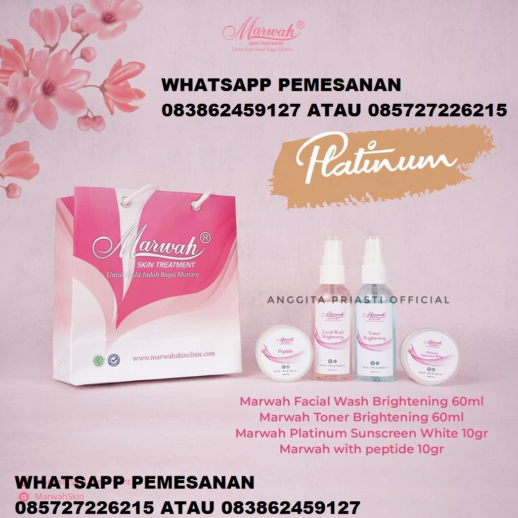 MARWAH SKINCARE BPOM PAKET CREAM MARWAH