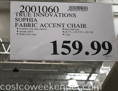 Deal for the True Innovations Sophia Fabric Accent Chair at Costco