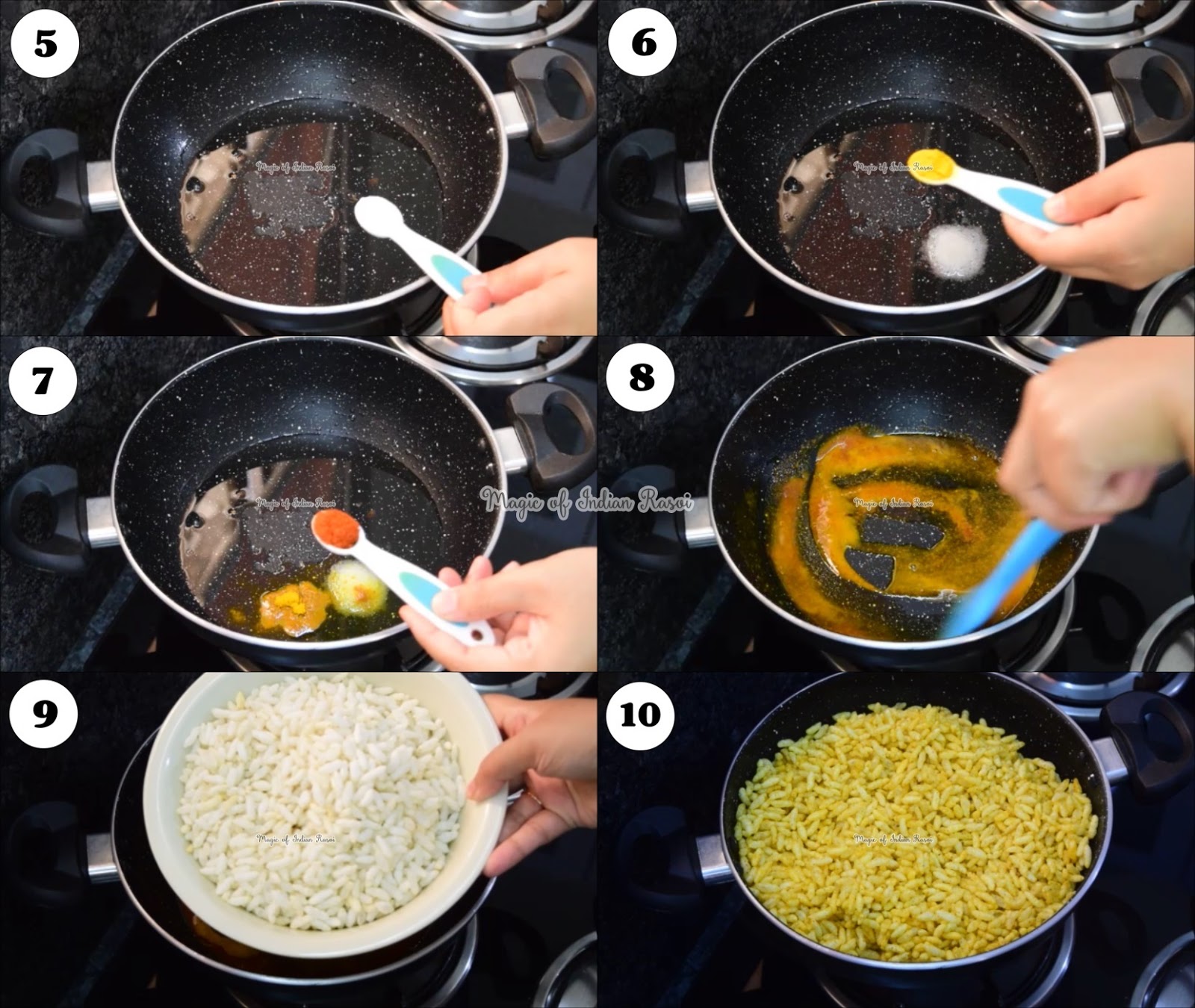 Homemade Murmura Bhel Puri Mix - Bhel Mamra Mix Recipe - मुरमुरा भेल पूरी मिक्स की रेसिपी  - Priya R - Magic of Indian Rasoi