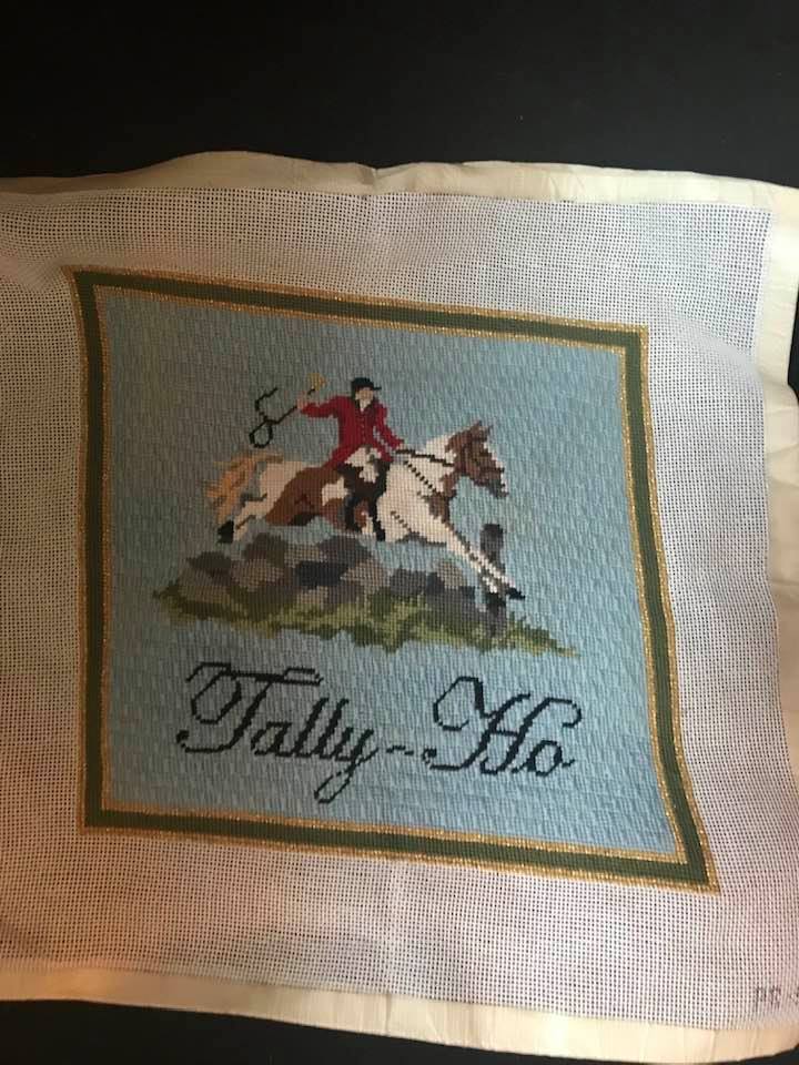 Horse Country Chic: Creating a Needlepoint Handbag