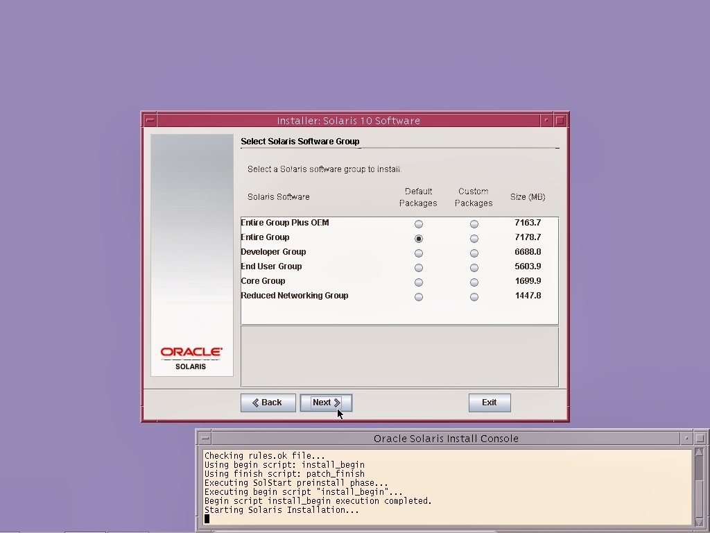 Cain's Oracle World [Solaris] Oracle Solaris 10 installed on VirtureBox