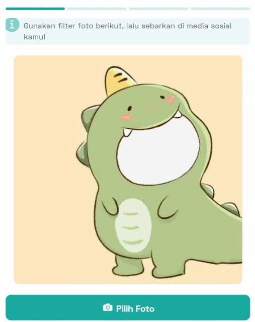 Twb NZ Bucin Kuadrat Dino Kuning & Hijau