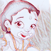 little Krishna drawing,radha krishna,cartoon,painting,images,wordart4u