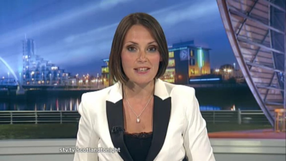 UK Regional News Caps Laura Miller STV News