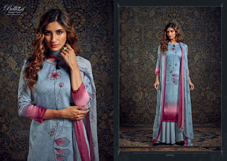 Belliza Designer Naisha Jam Silk Salwar Kameez Collection In Wholesale 