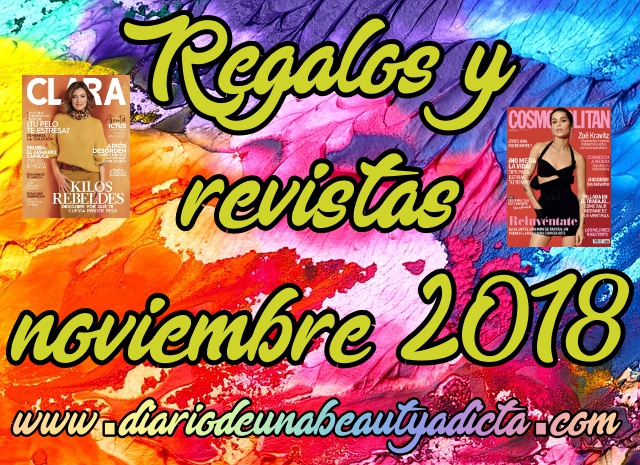 Regalos y revistas Noviembre 2018.