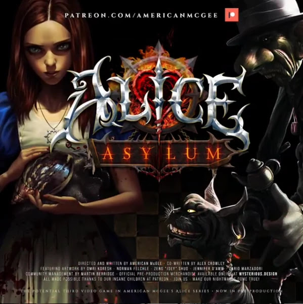 مشروع لعبة Alice Asylum يكشف عن جديده بعد غياب طويل 