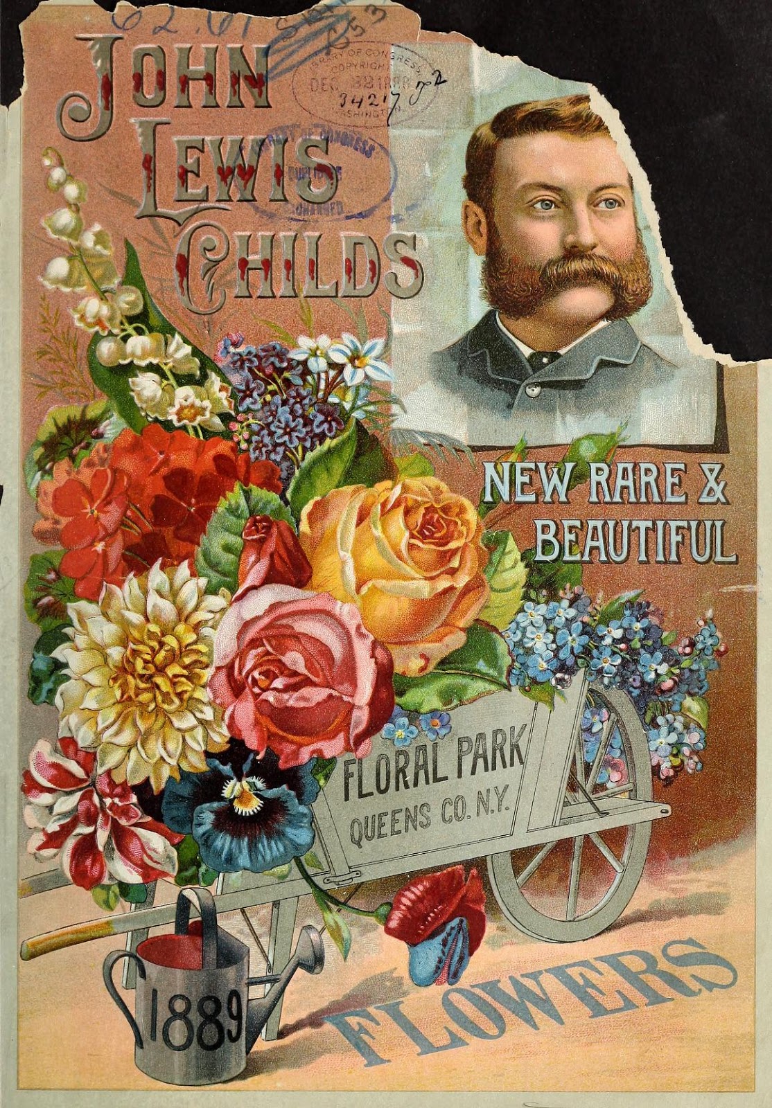 Tenth Letter of the Alphabet Lettering John Lewis Childs’ Catalogues