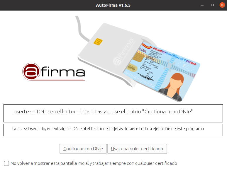 Configurar un lector de DNI electrónico en Firefox con AutoFirma en Ubuntu  por @asanzdiego