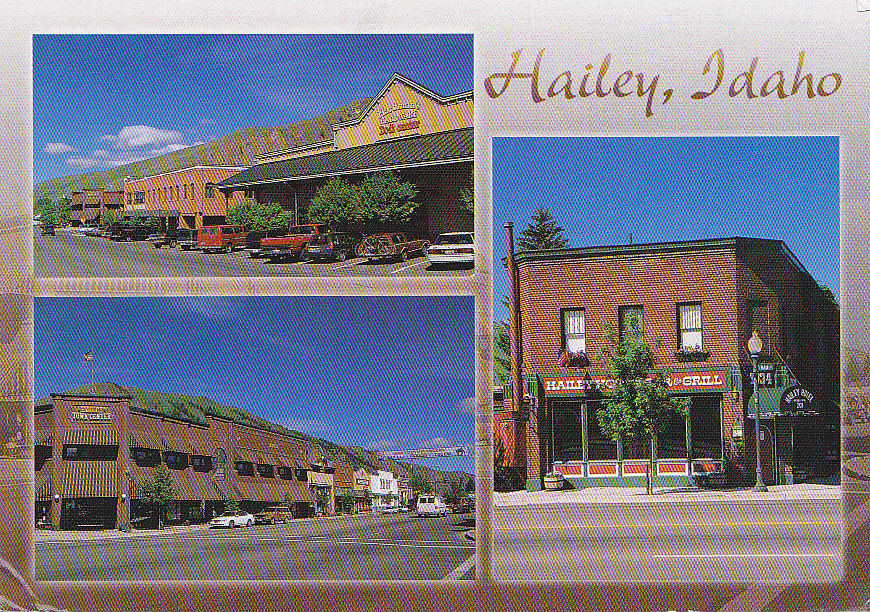 Postcard A La Carte 2 USA Idaho Hailey
