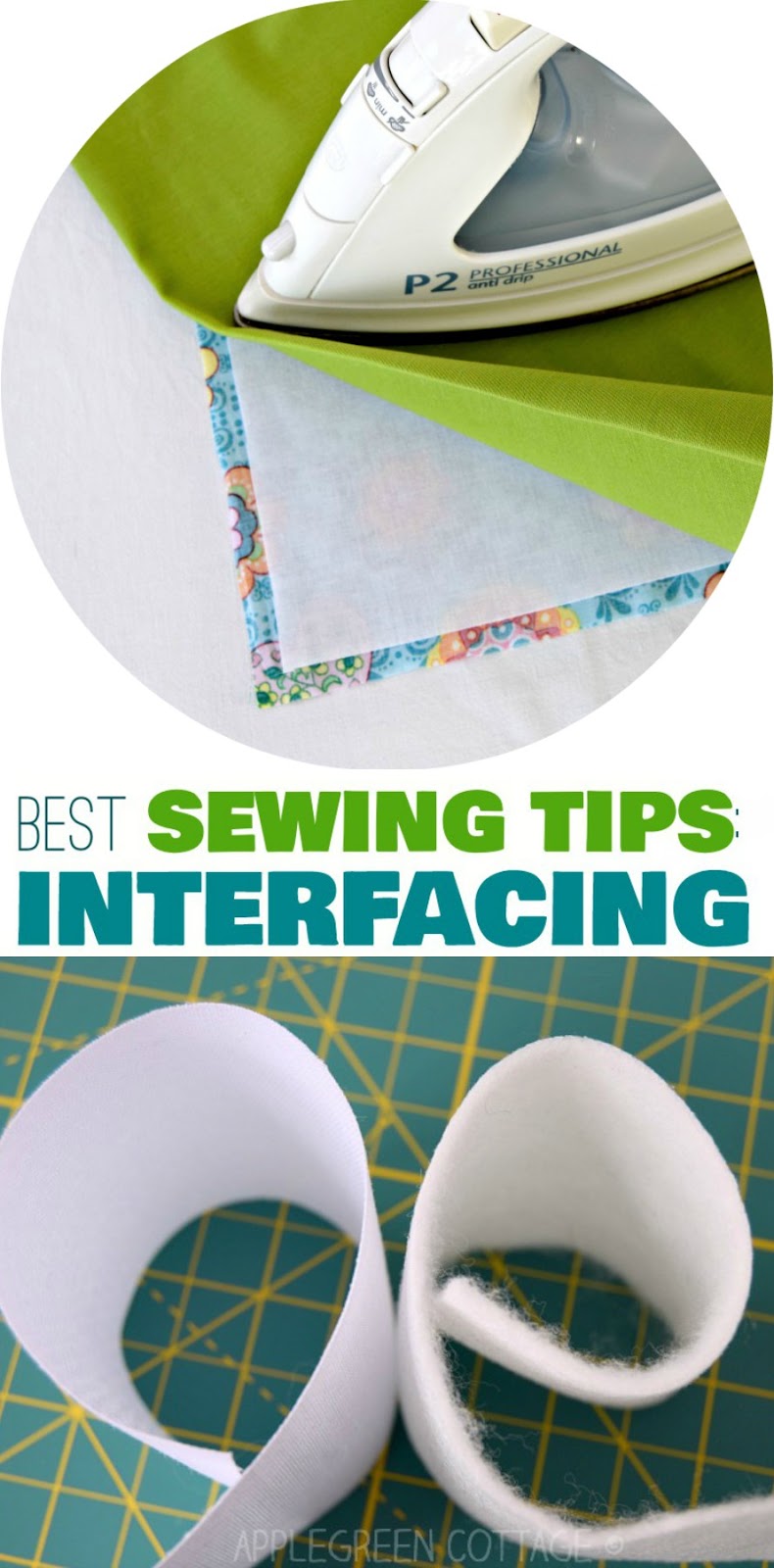 Beginner Sewing Tips Interfacing AppleGreen Cottage
