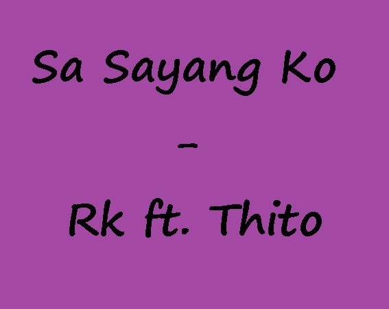 Lirik Lagu Sa Sayang Ko