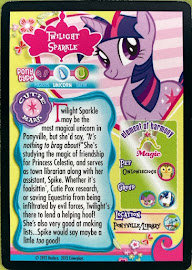 My Little Pony Twilight Sparkle Series 1 Trading Card