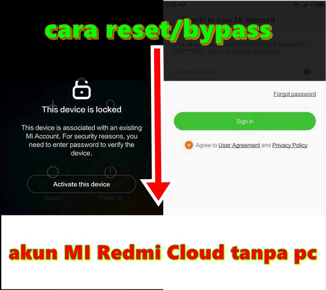Cara Mudah Reset/Bypass Akun MI Redmi Cloud Tanpa PC percobaan