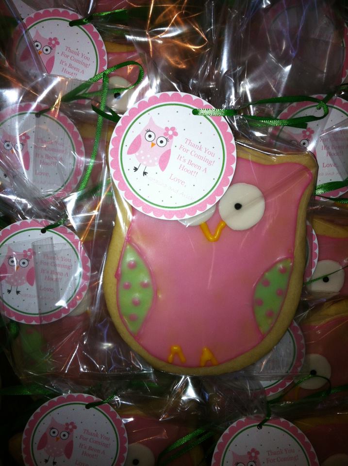 Katherine's Confections Owl Baby Shower Favors