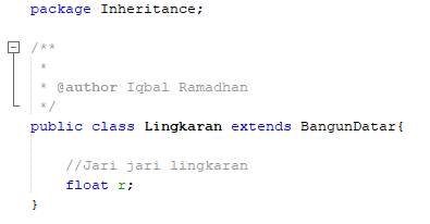 Pembelajaran: Inheritance