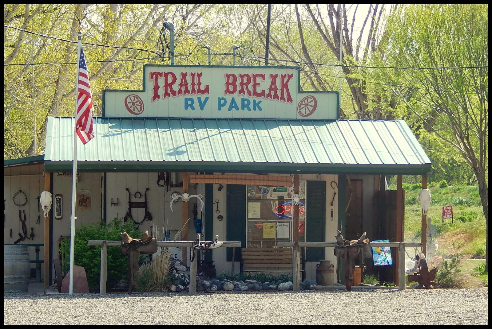 The Back Porch View Day Dreaming in Glenn's Ferry Idaho