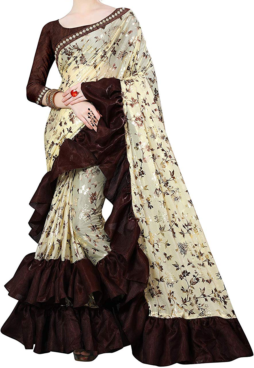 Ruffle Saree Online In India | Ruffle Saree On Amazon | how to FASHION