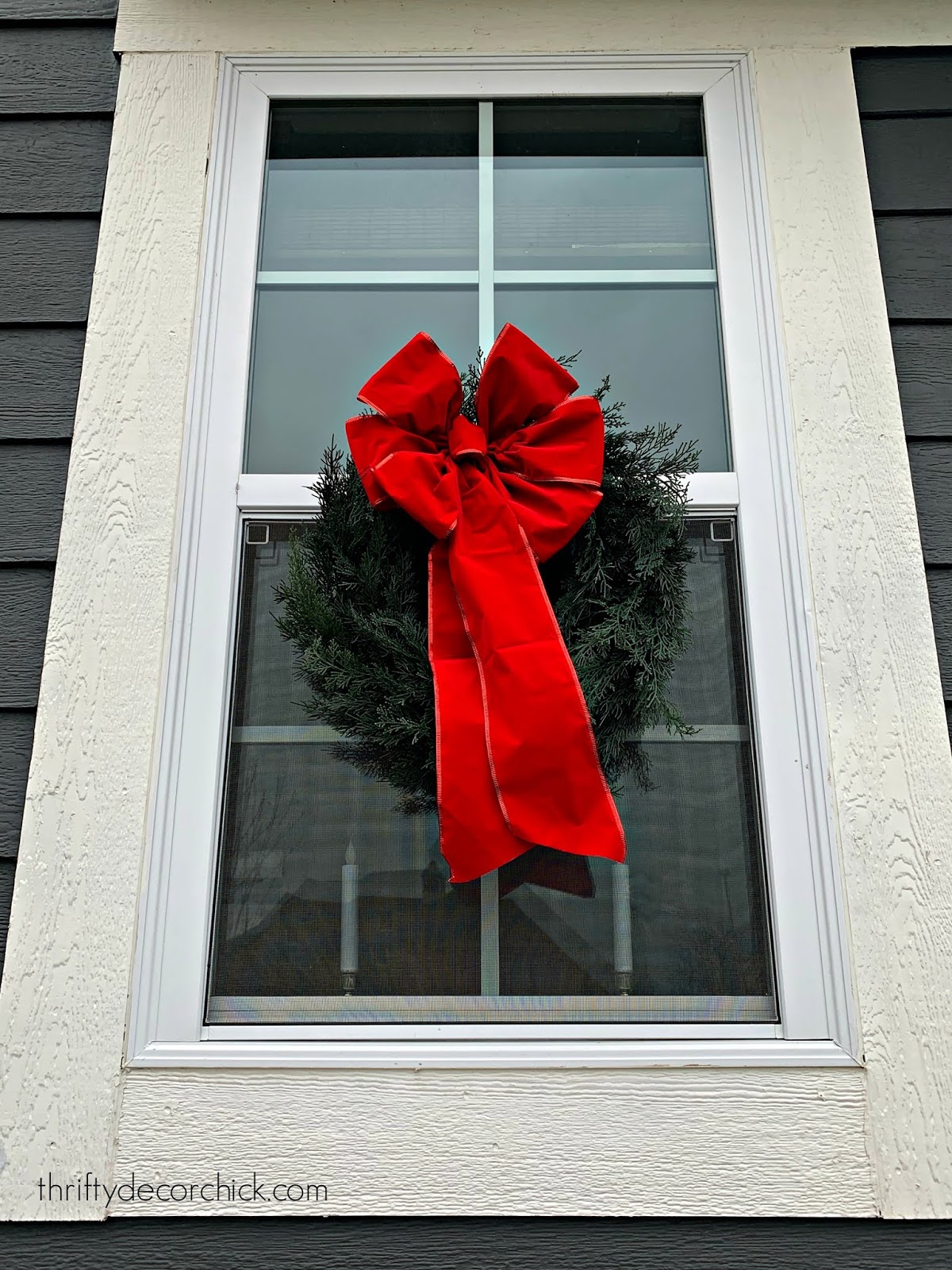 How to hang holiday wreaths outside