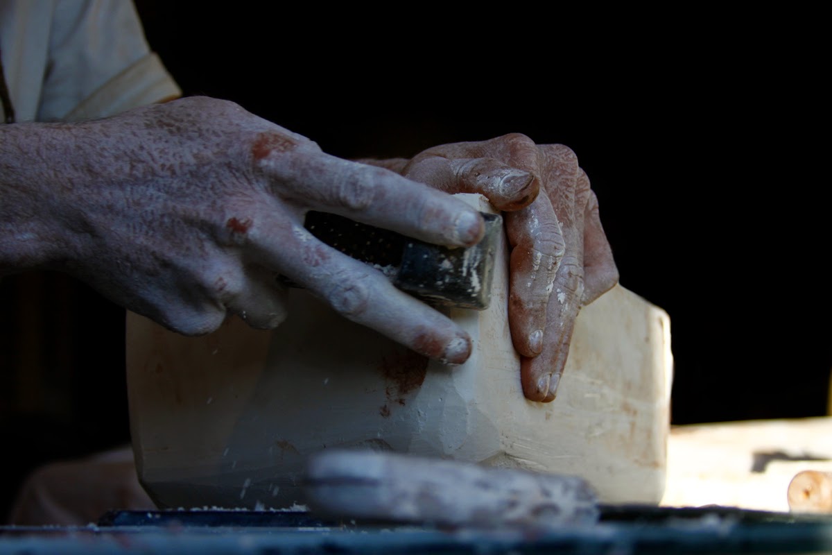 Plaster Molds by Alex Irvine Process of making a plaster mold