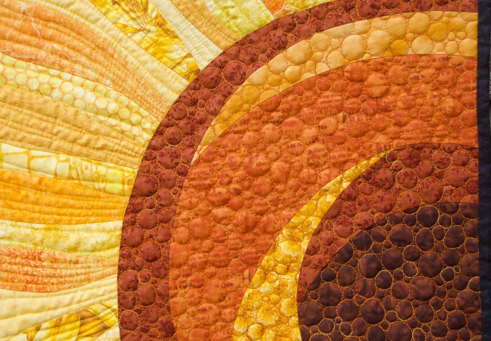 Quilt Art by Olena Pugachova Winter Sun