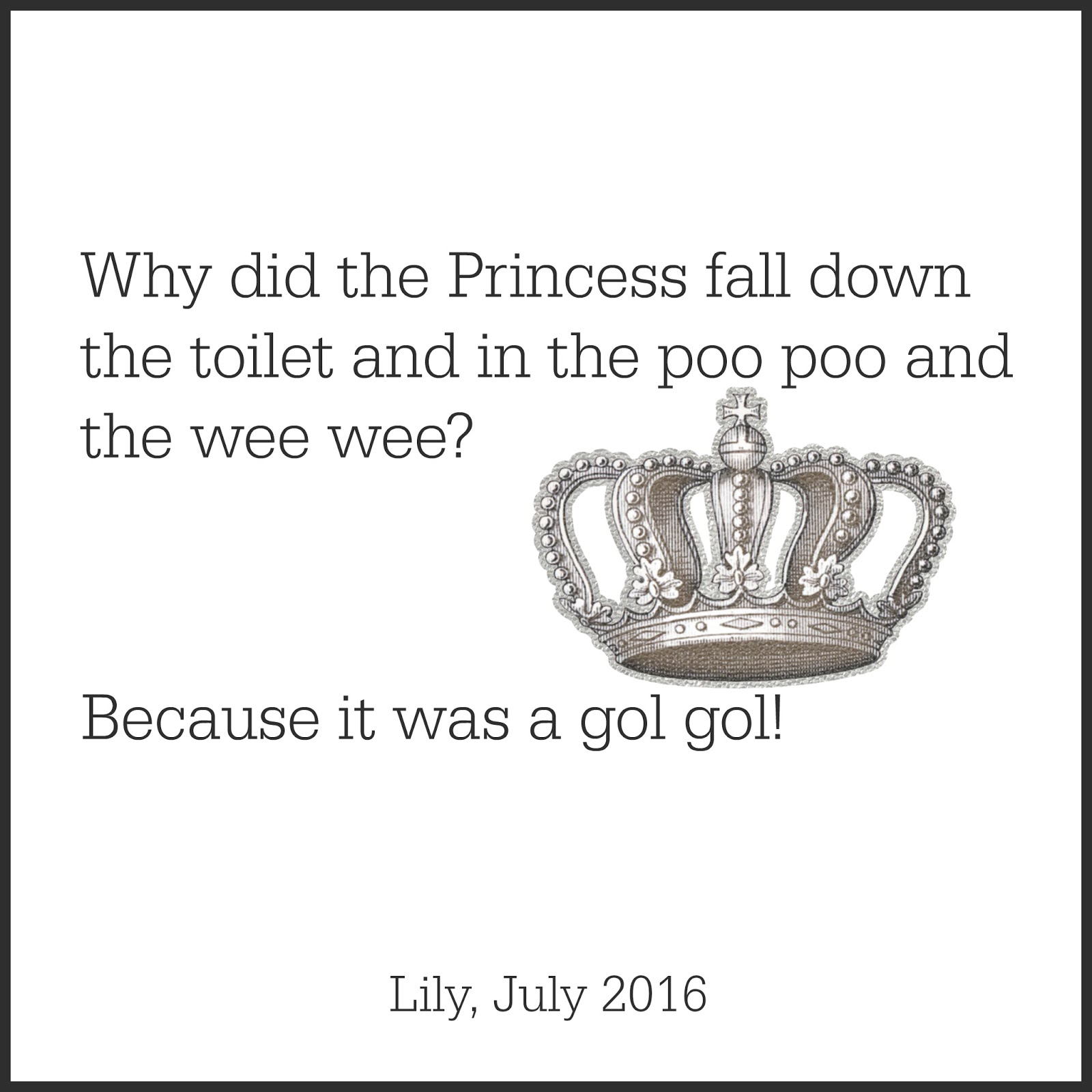 Time for toddler jokes! Our Cherry Tree