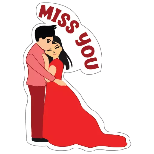 How do you add love stickers on WhatsApp?