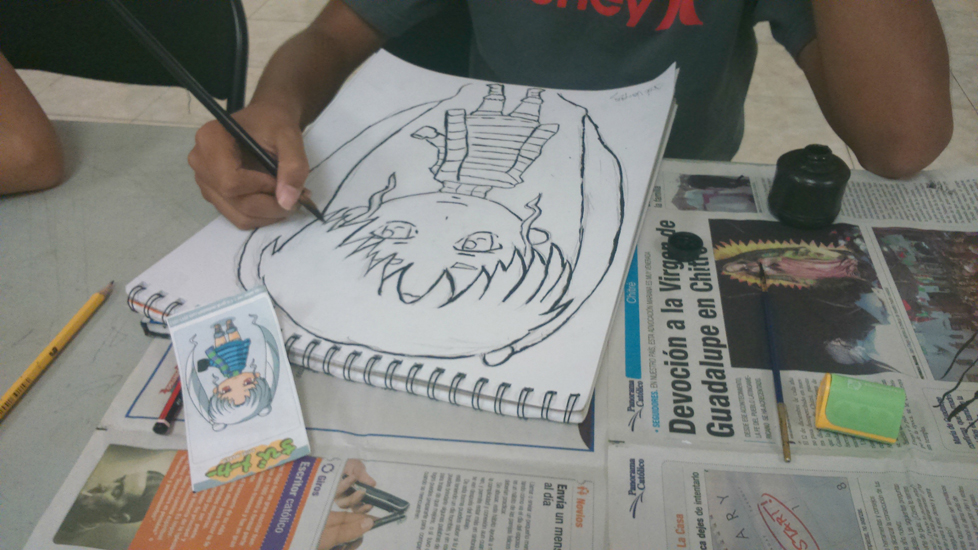 Fotos del curso de dibujo cómic manga