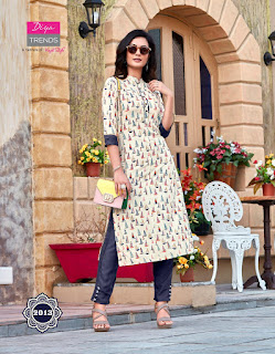 Diya trendz biba vol 2 kurti with palazzo