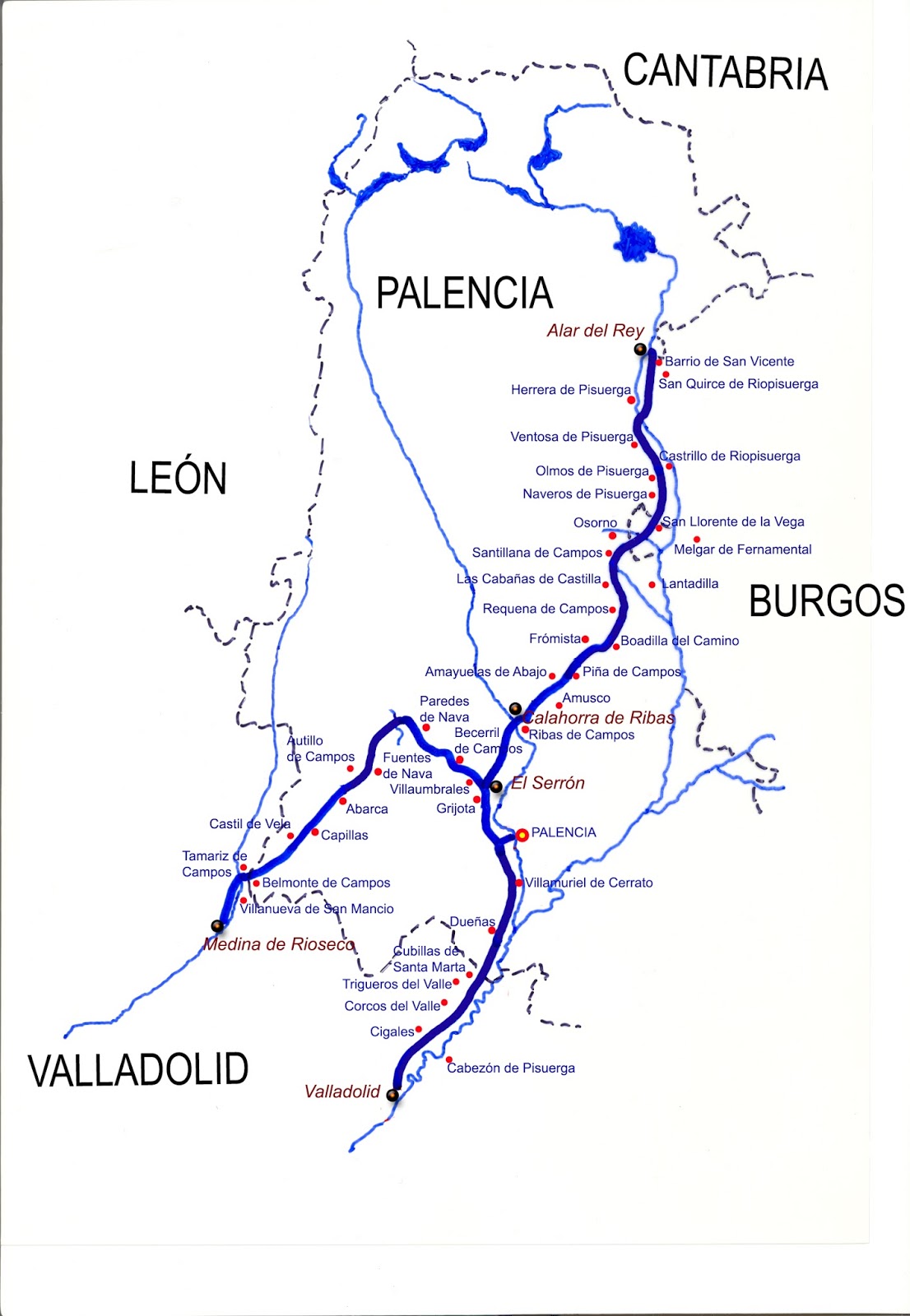 El Canal de Castilla, sueño de la Ilustración Pueblos del Canal