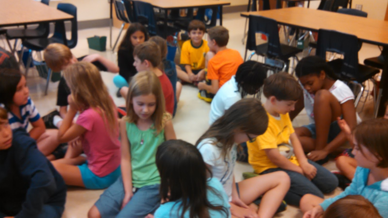 Mrs. Sanders 5th Grade Class Tuesday, August 4th