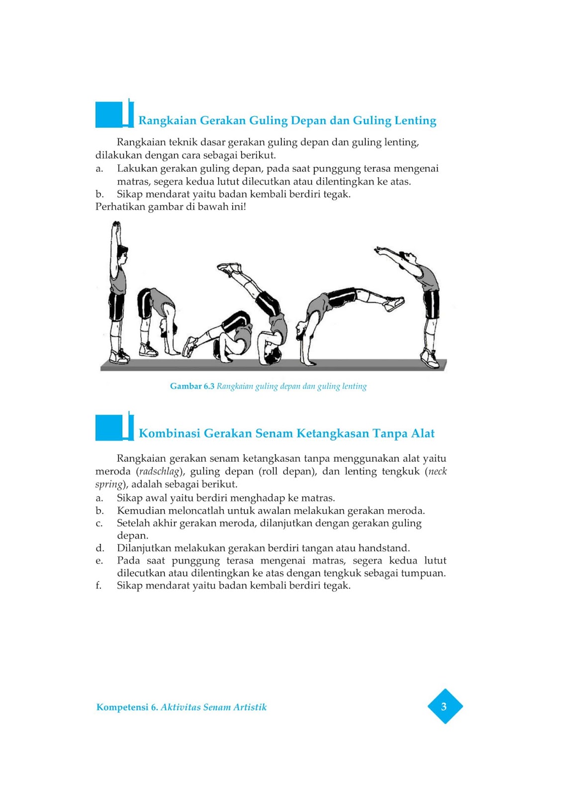 Kurikulum SMK Negeri 2 Bagor PENJASKES KELAS XI, ( SENAM