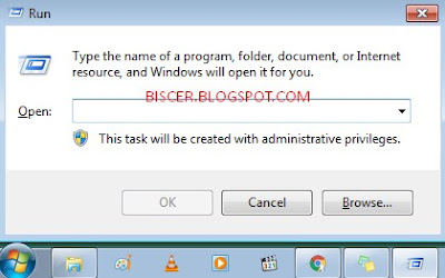 progam RUN pada komputer