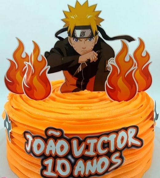 Topo de bolo Naruto para imprimir