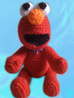 PATRON ELMO ( BARRIO SESAMO) AMIGURUMI 393