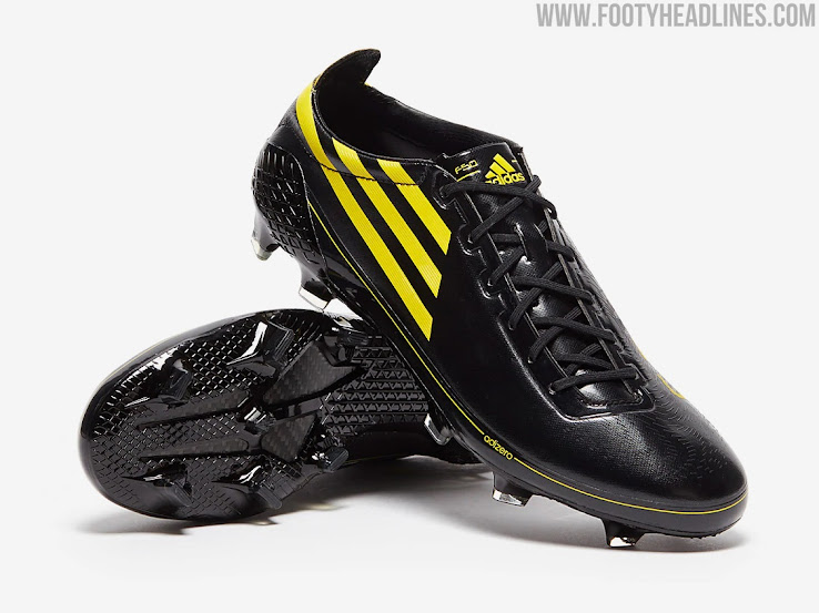 Black & Yellow Adidas F50 X Ghosted Adizero 2010-2020 Remake Boots ...